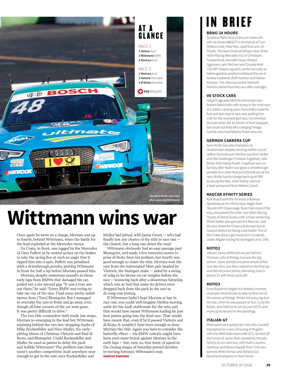 Autosport Preview Pages