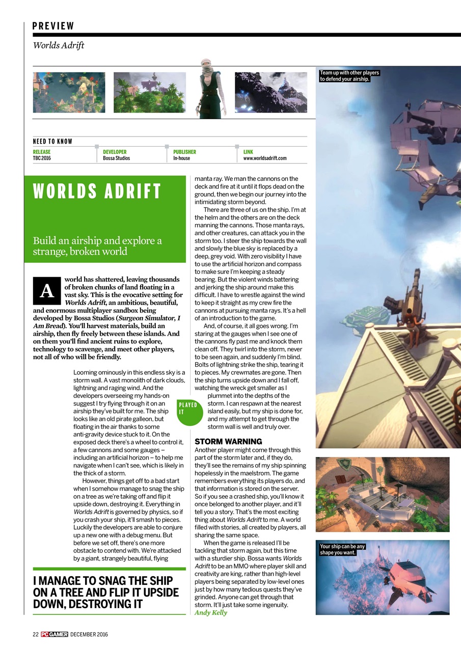 PC Gamer (UK Edition) Preview Pages