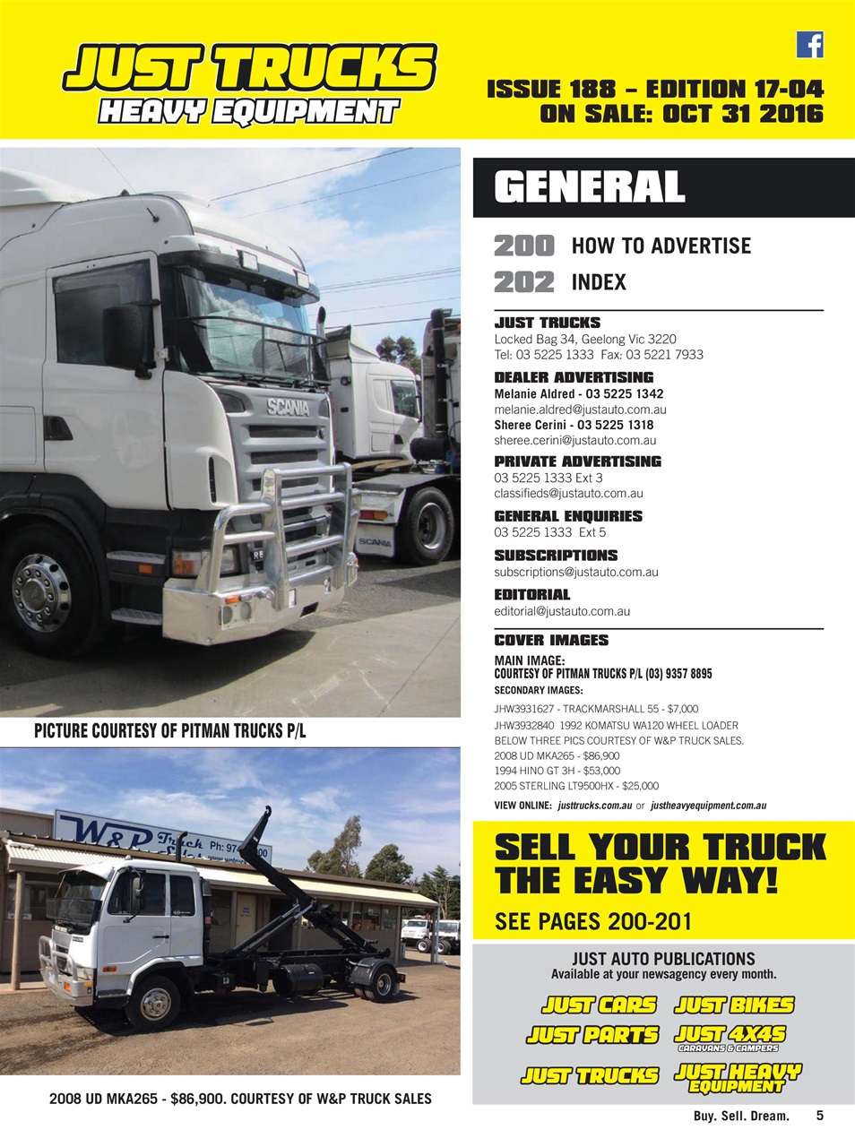 JUST TRUCKS Preview Pages
