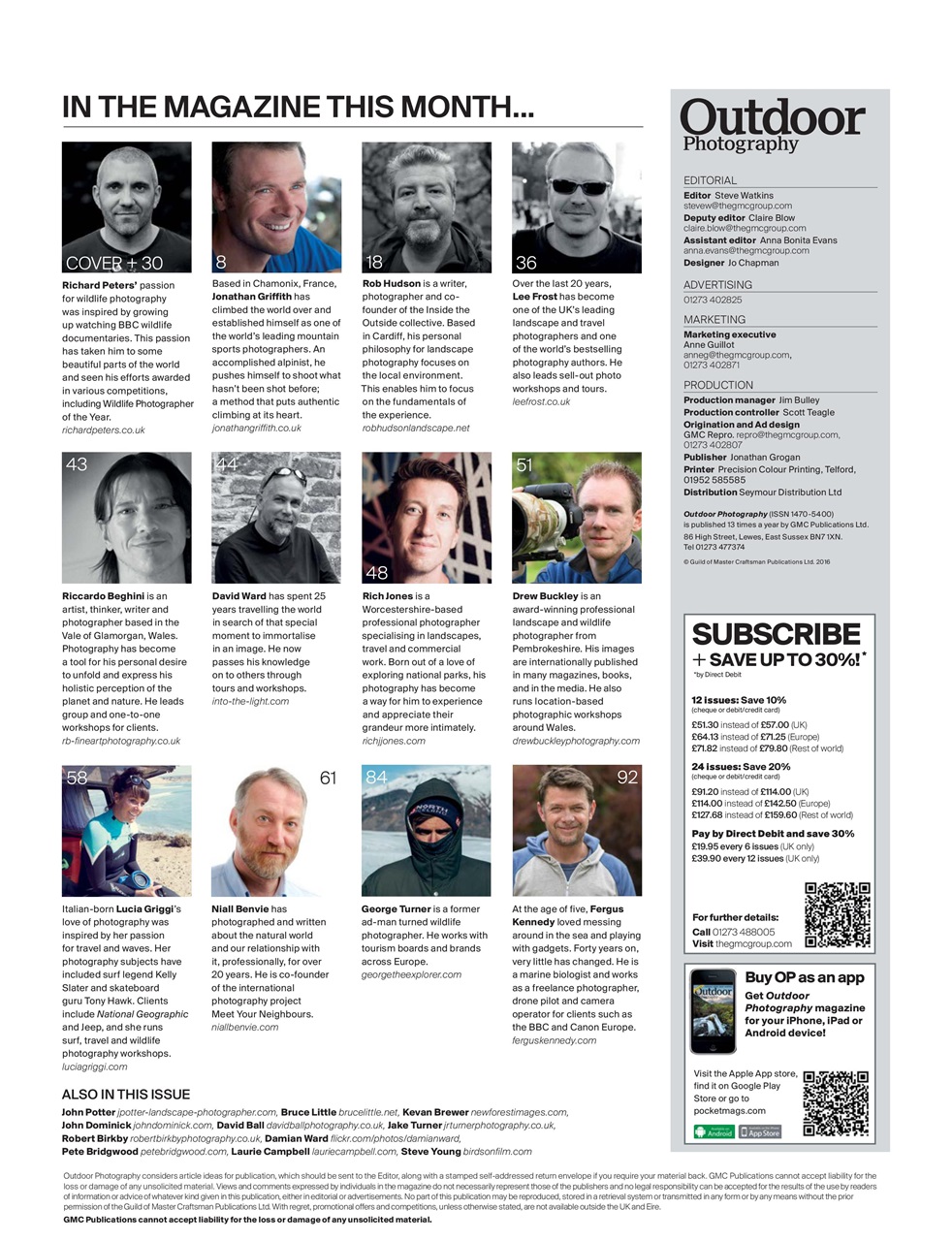 Outdoor Photography Preview Pages