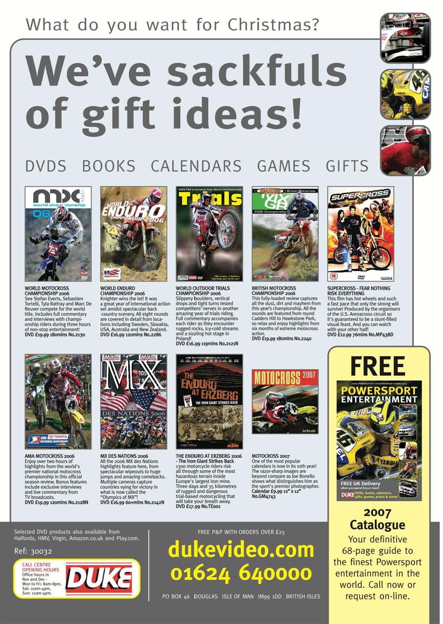 Classic Dirt Bike Preview Pages