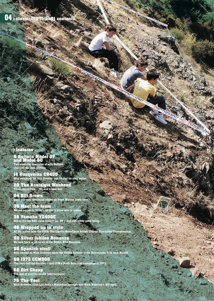 Classic Dirt Bike Preview Pages