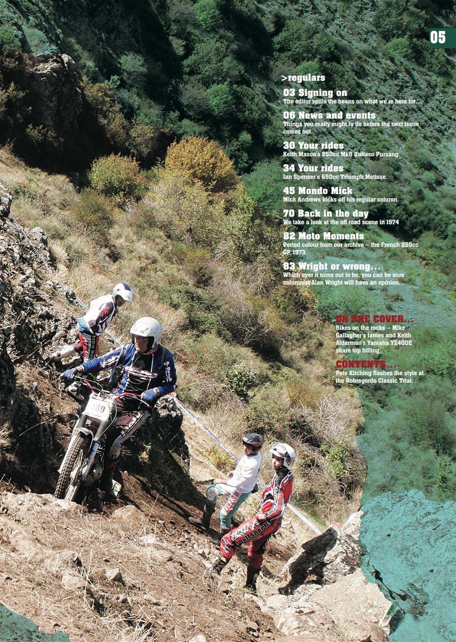 Classic Dirt Bike Preview Pages