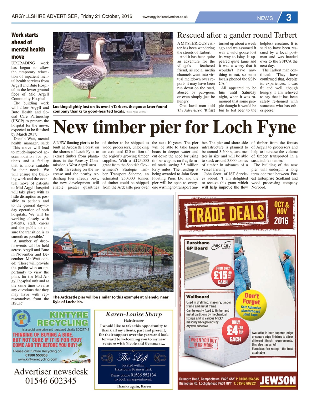 Argyllshire Advertiser Preview Pages