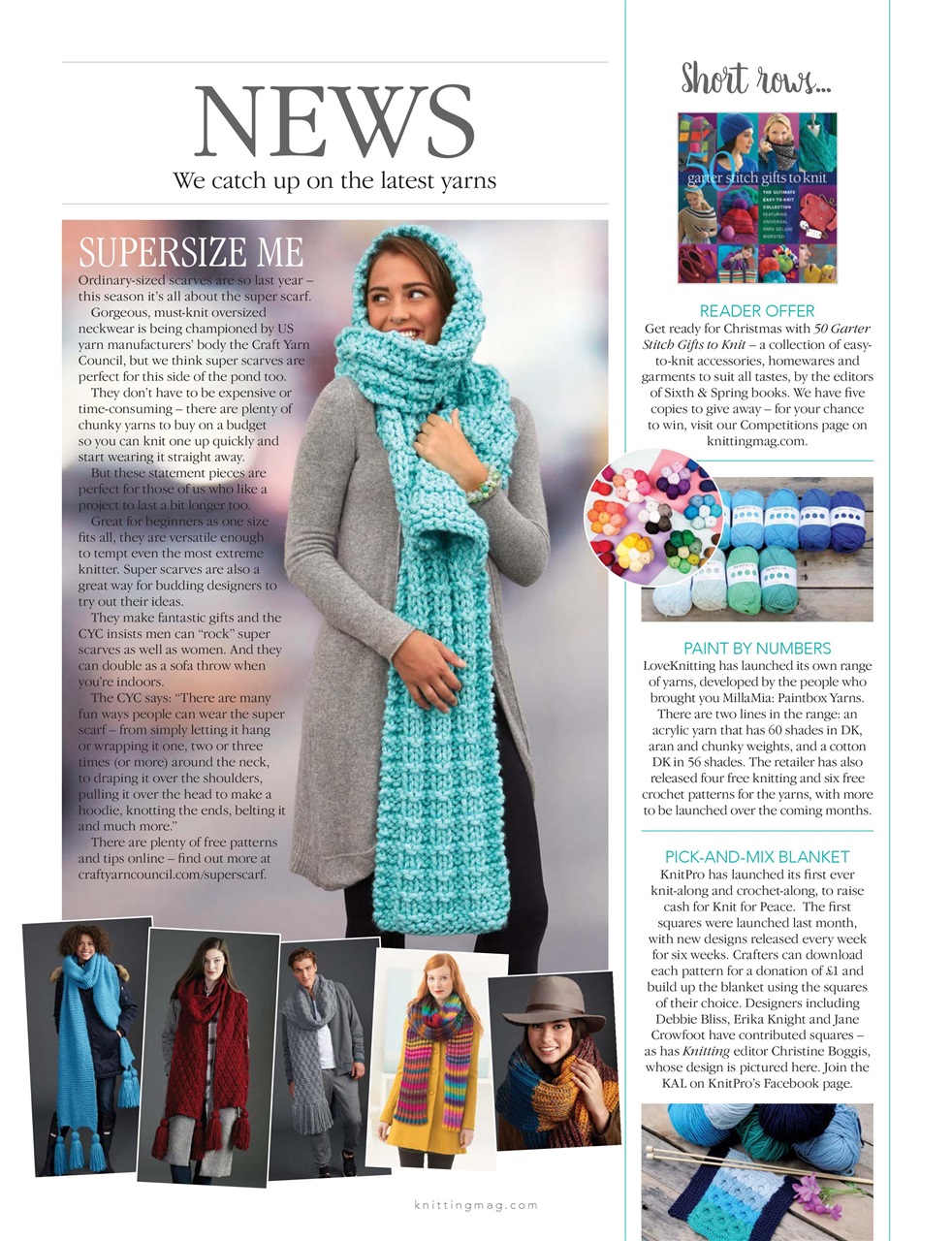 Knitting Preview Pages