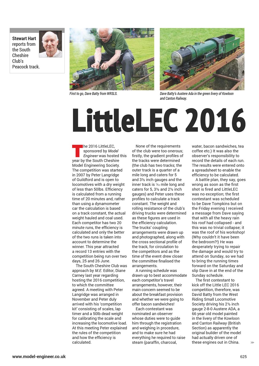 Model Engineer Preview Pages