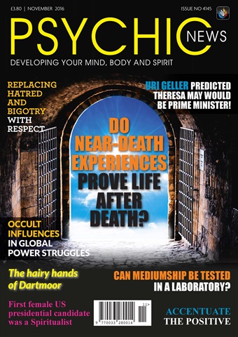Psychic News issue November 2016
