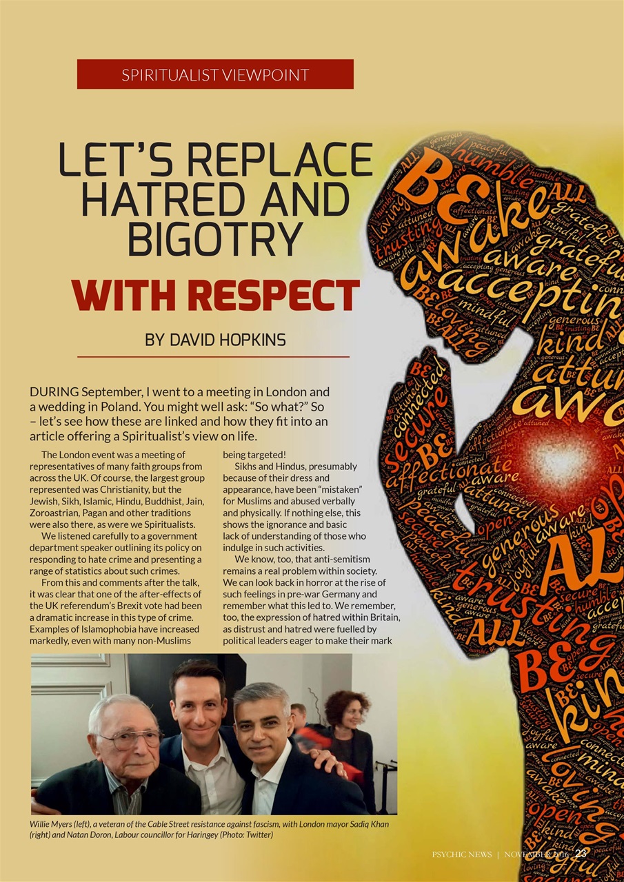 Psychic News Preview Pages