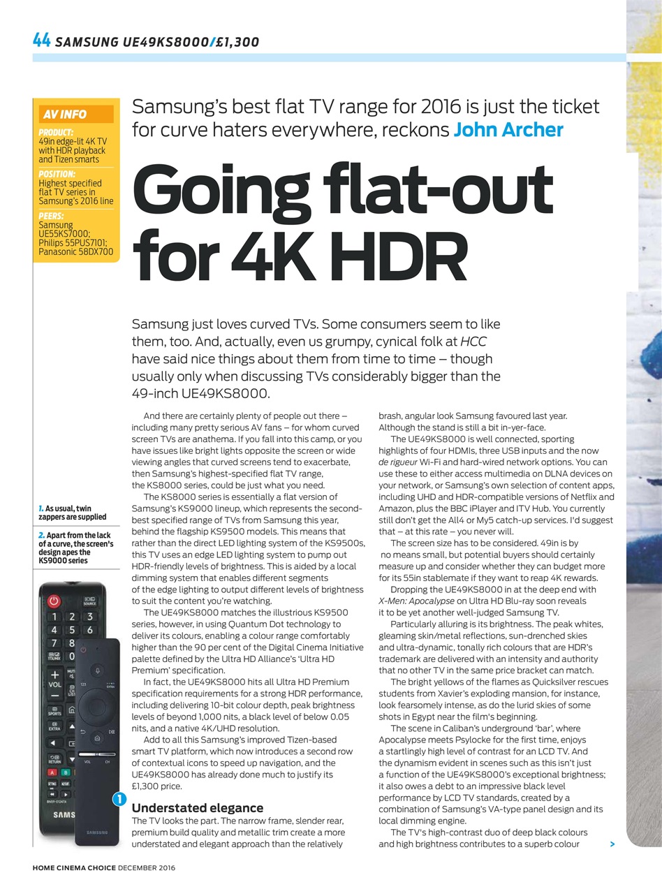 Home Cinema Choice Preview Pages