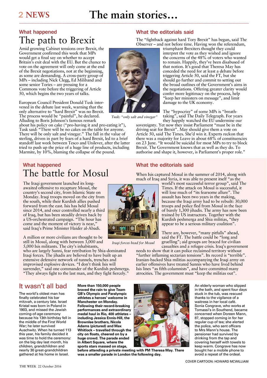 The Week Preview Pages