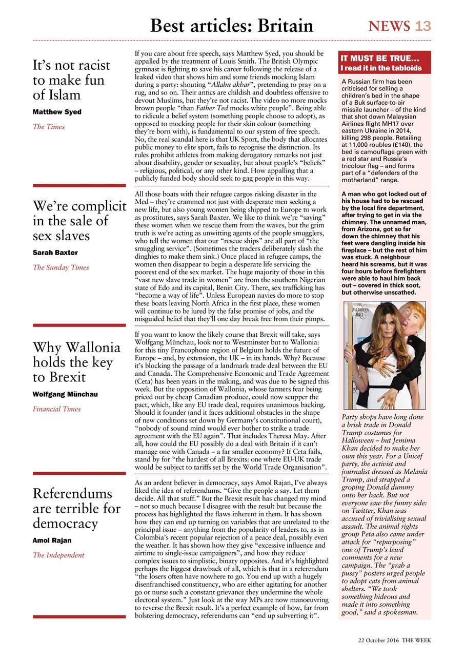 The Week Preview Pages