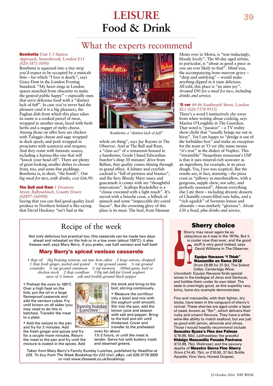 The Week Preview Pages