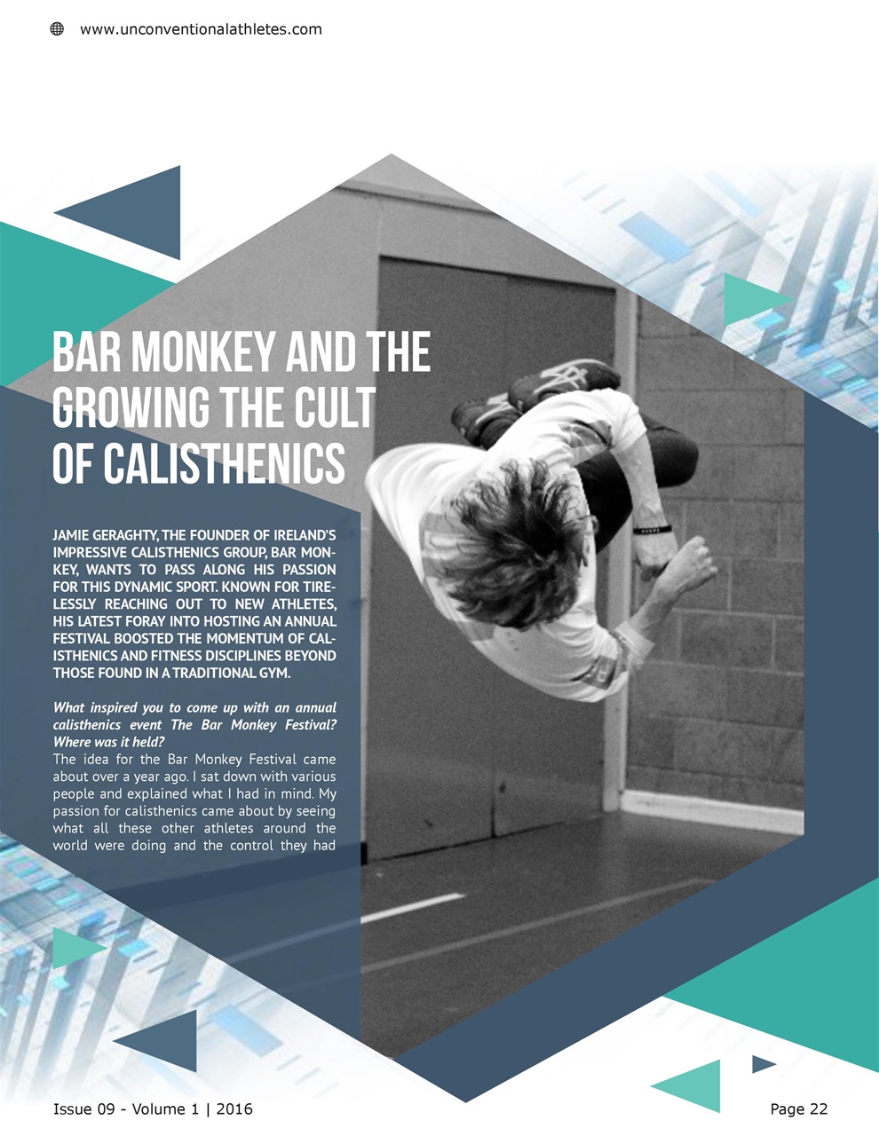 Unconventional Athletes Magazine Preview Pages