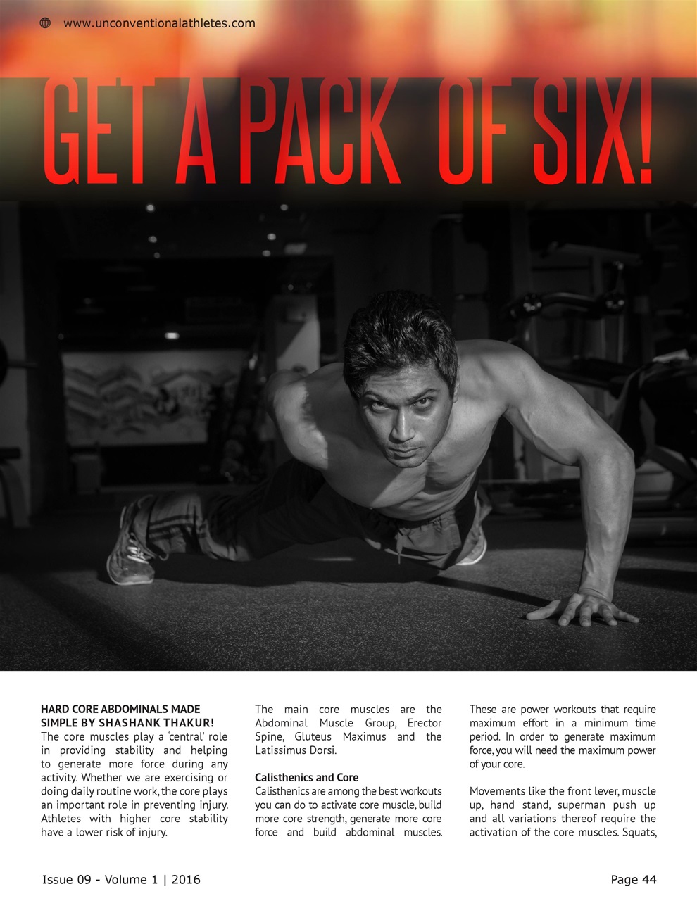 Unconventional Athletes Magazine Preview Pages