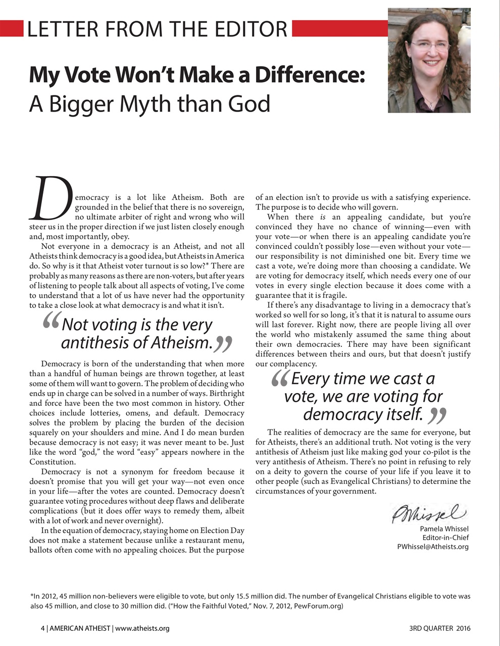 American Atheist Preview Pages