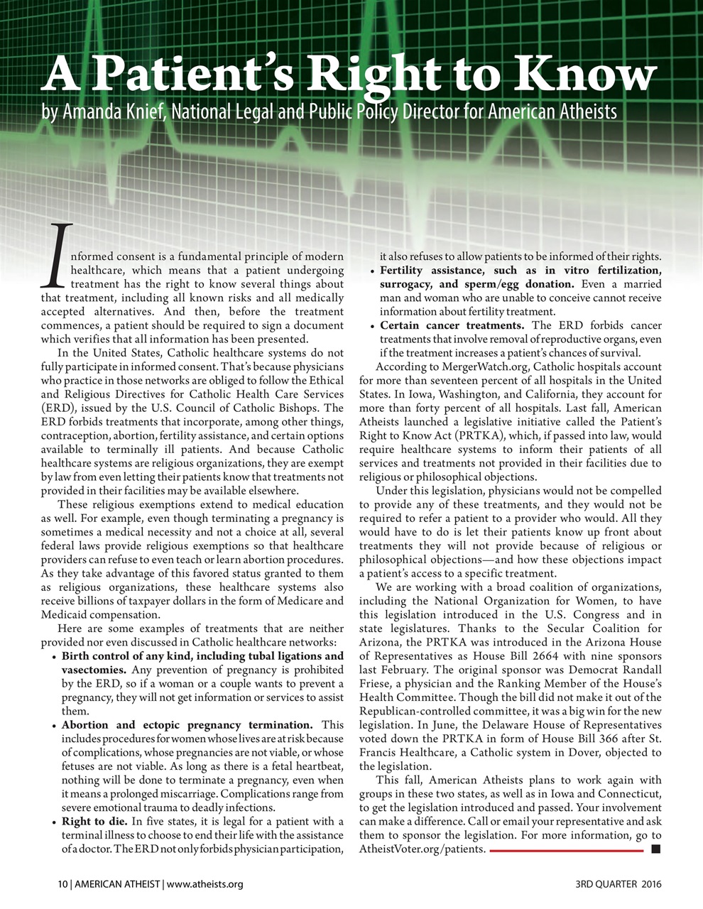 American Atheist Preview Pages