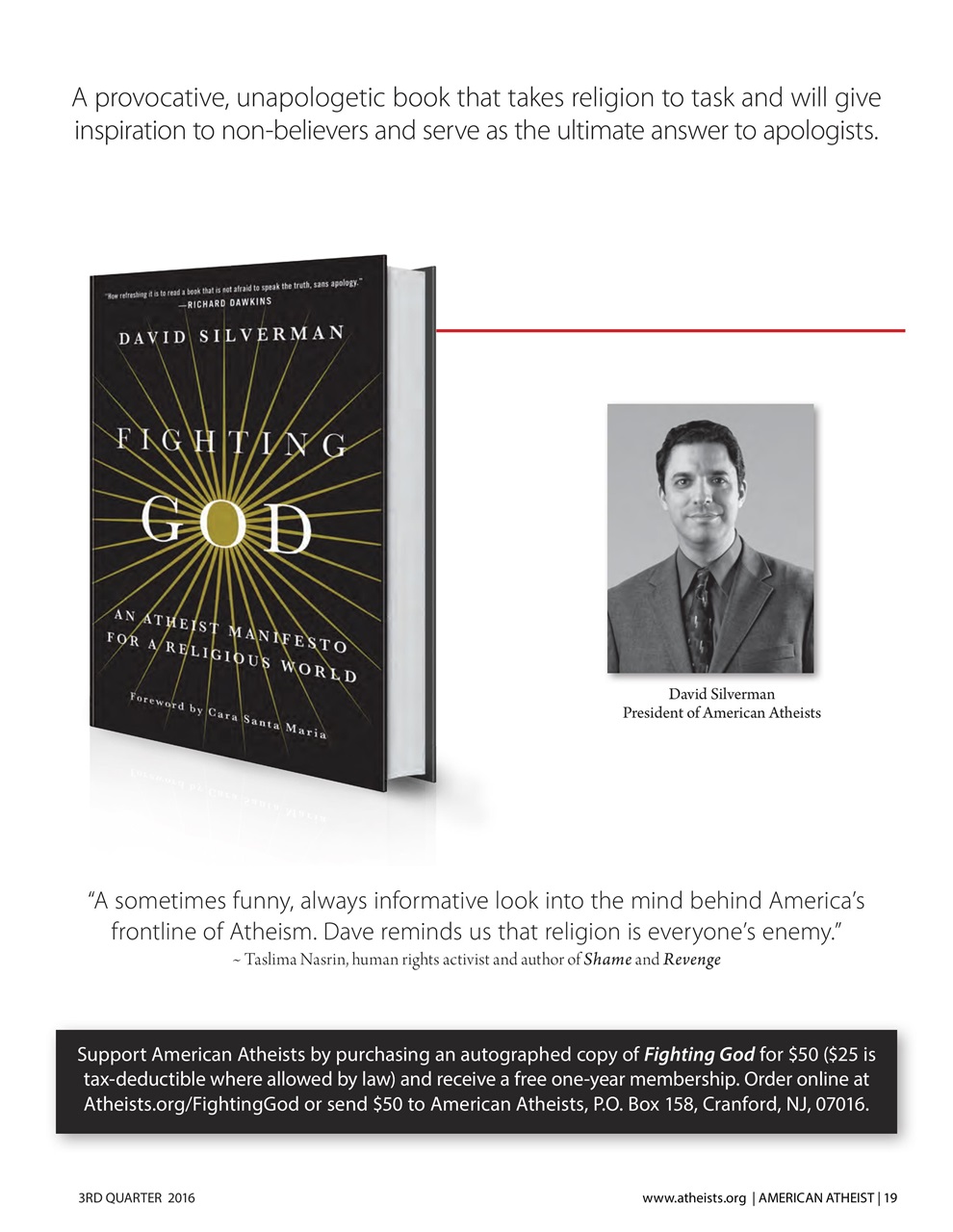 American Atheist Preview Pages