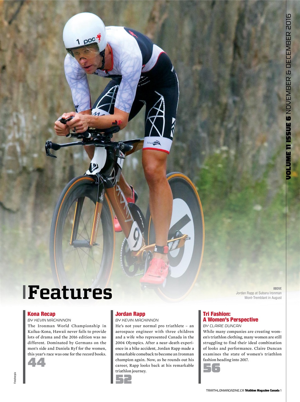 Triathlon Magazine Canada Preview Pages