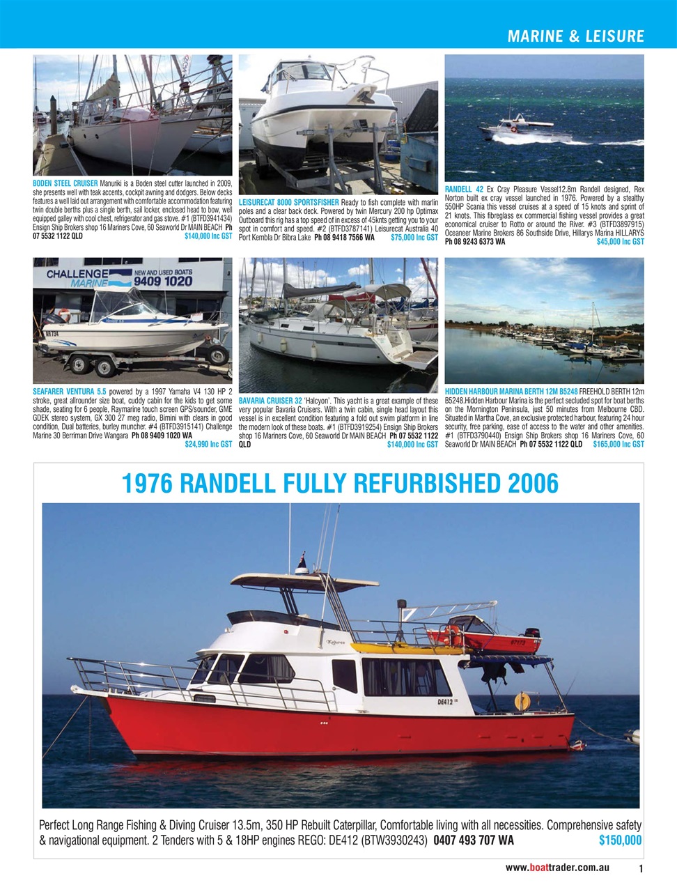 Boat Trader Australia Preview Pages