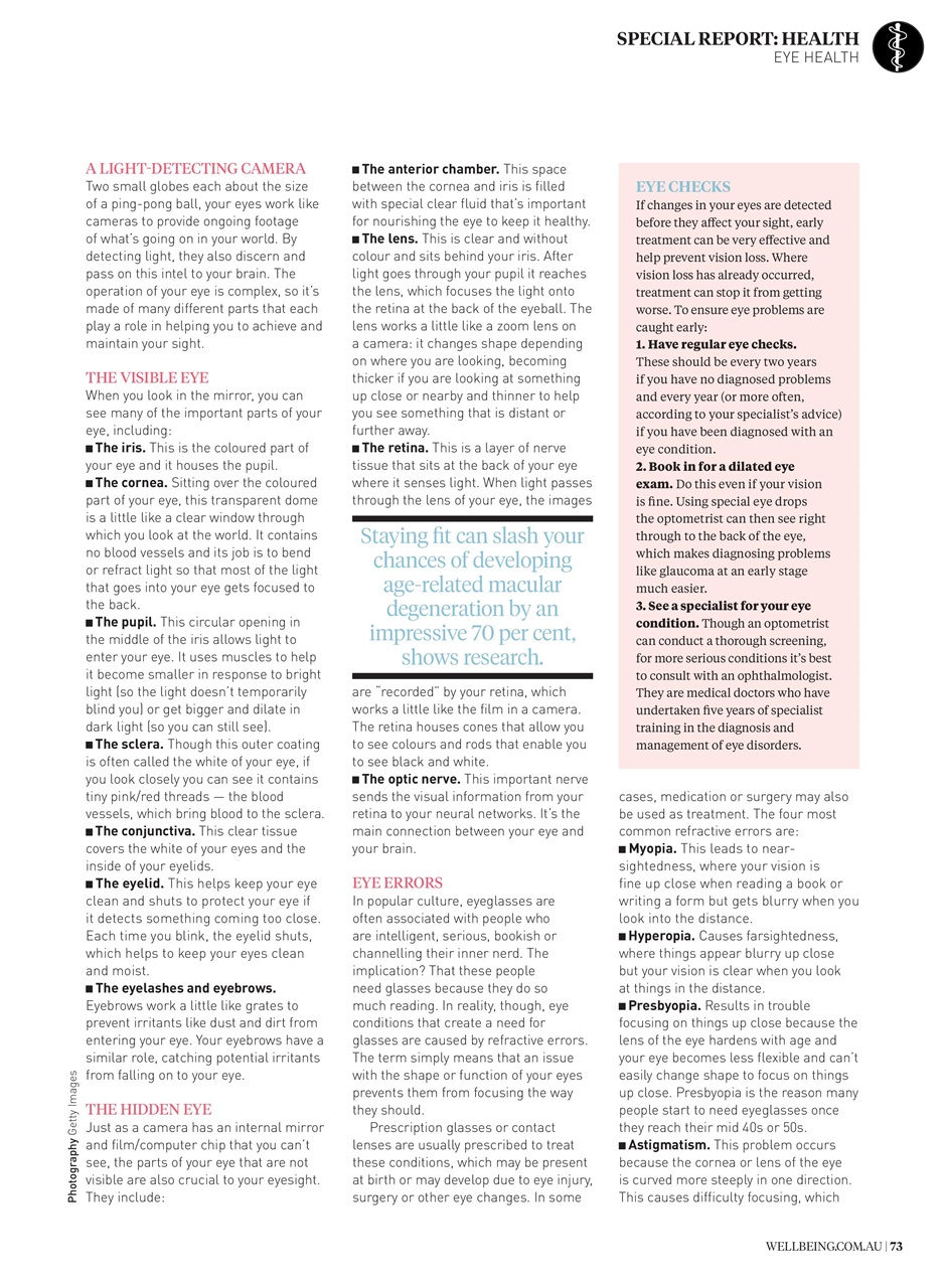 WellBeing Preview Pages