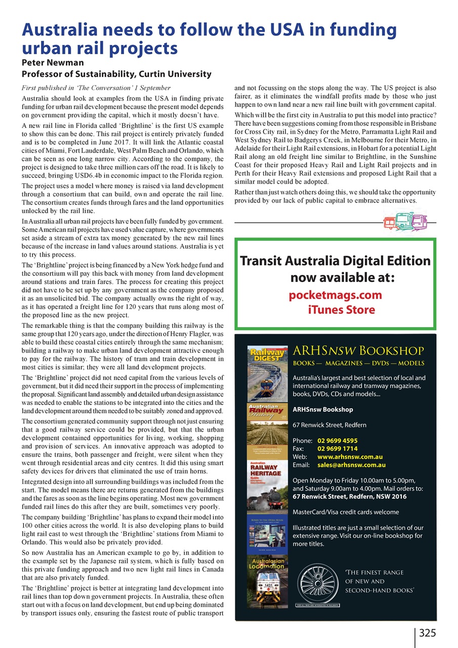 Transit Australia Preview Pages