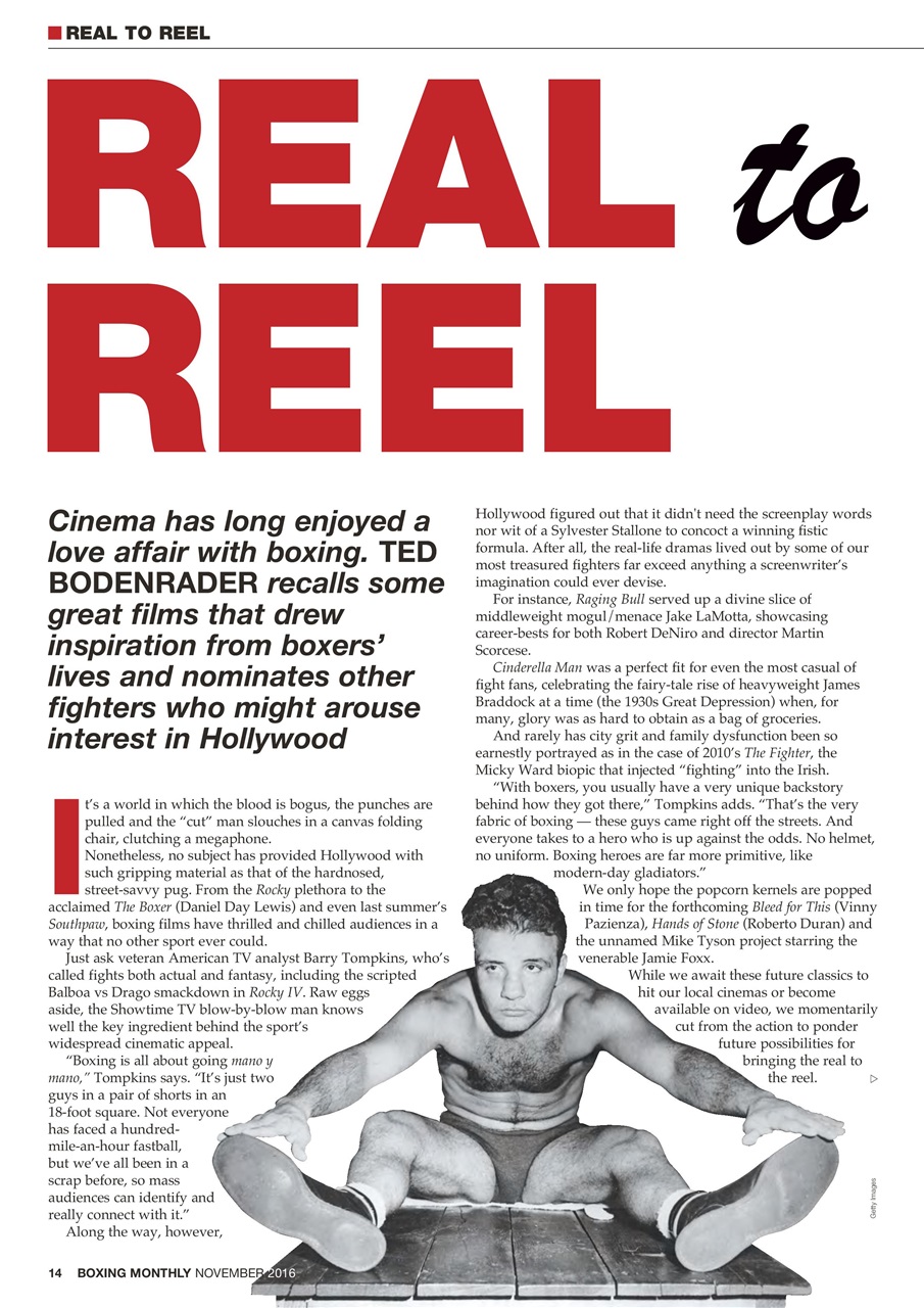 Boxing Monthly Preview Pages
