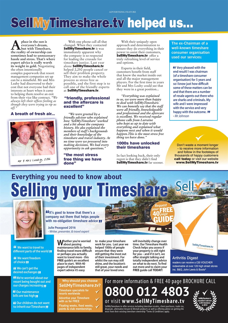 Arthritis Digest Preview Pages