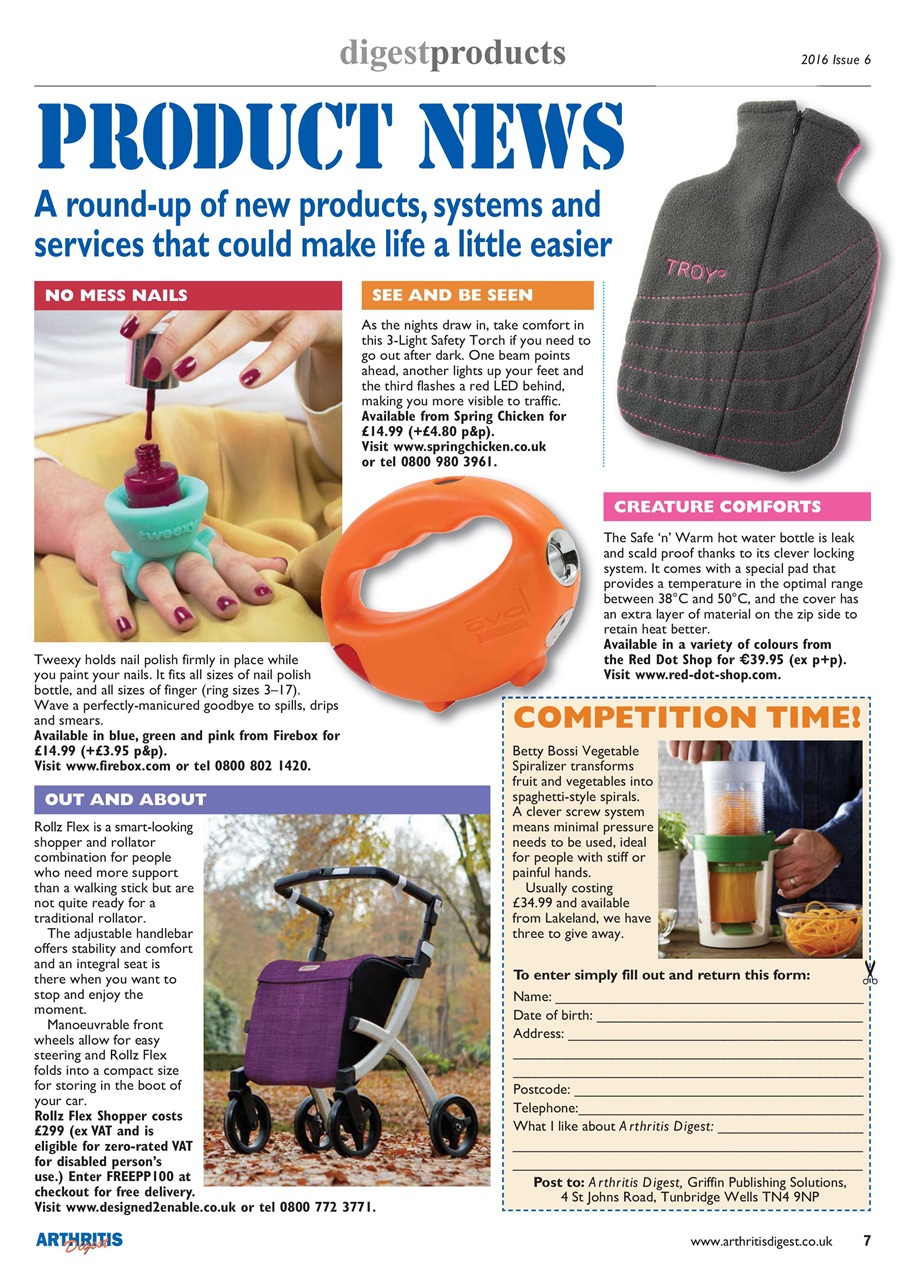 Arthritis Digest Preview Pages