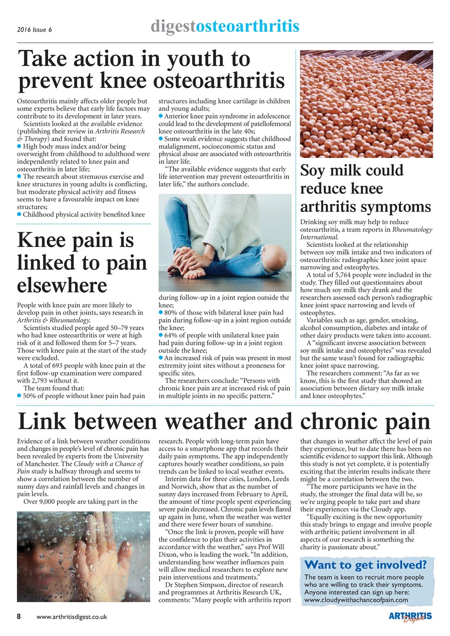 Arthritis Digest Preview Pages