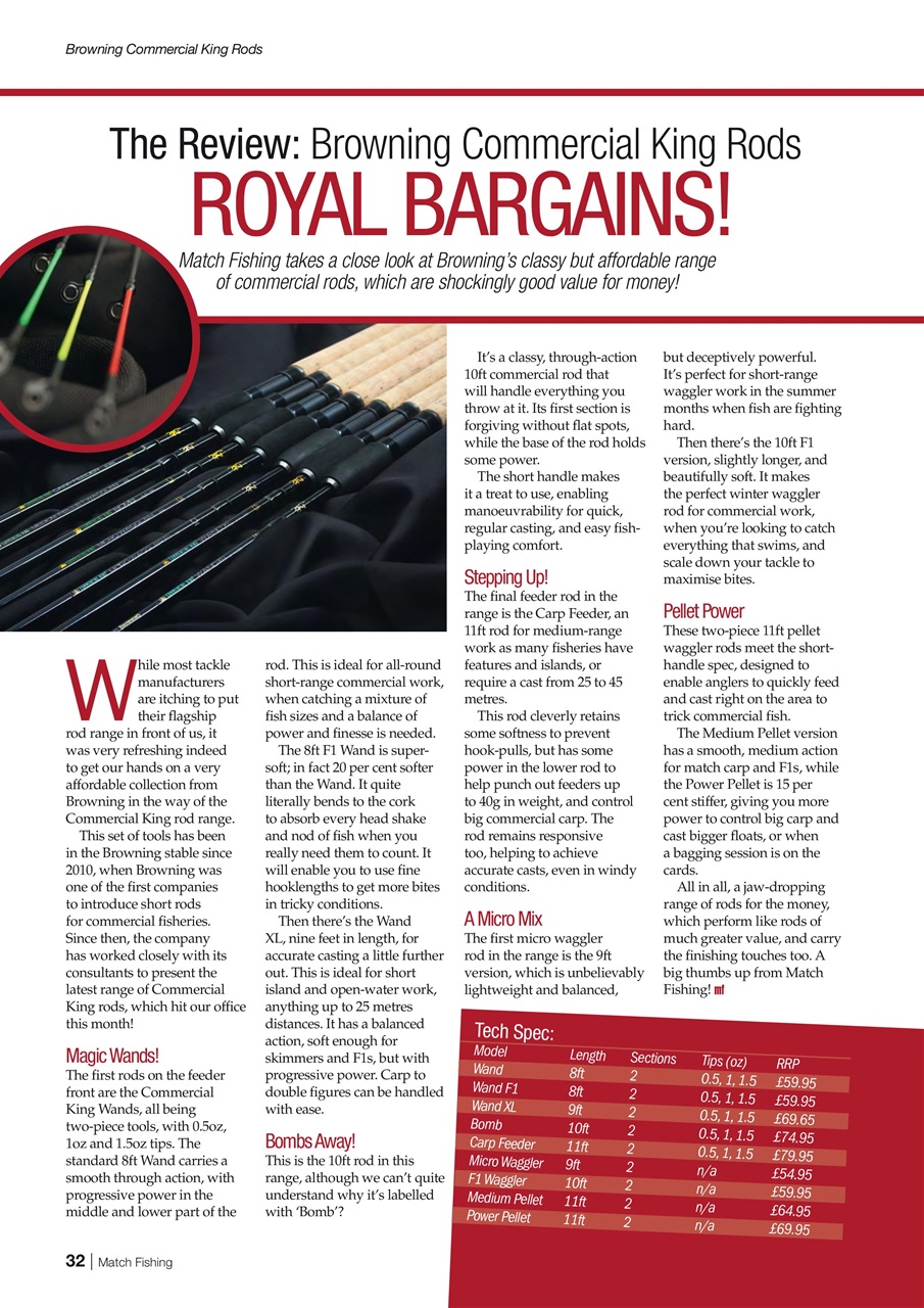 Match Fishing Preview Pages