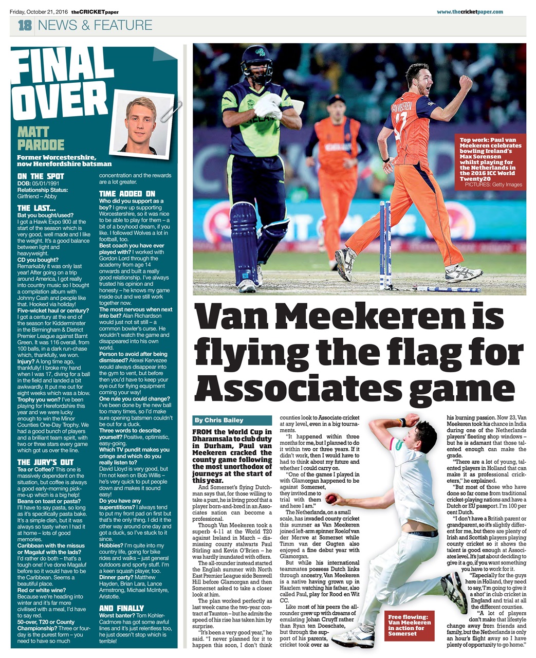 The Cricket Paper Preview Pages