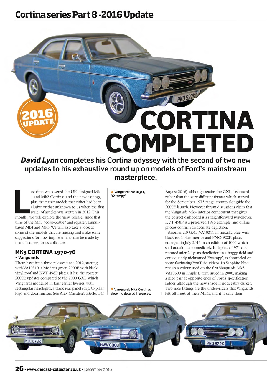 Diecast Collector Preview Pages