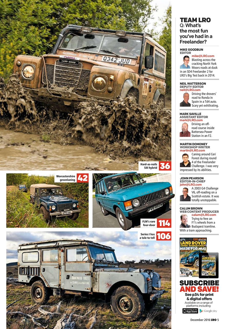 Land Rover Owner Preview Pages