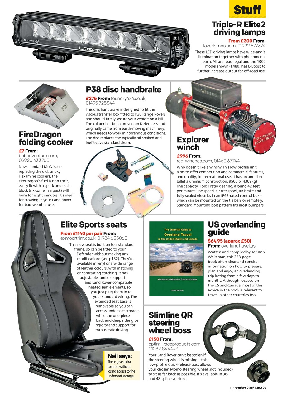 Land Rover Owner Preview Pages