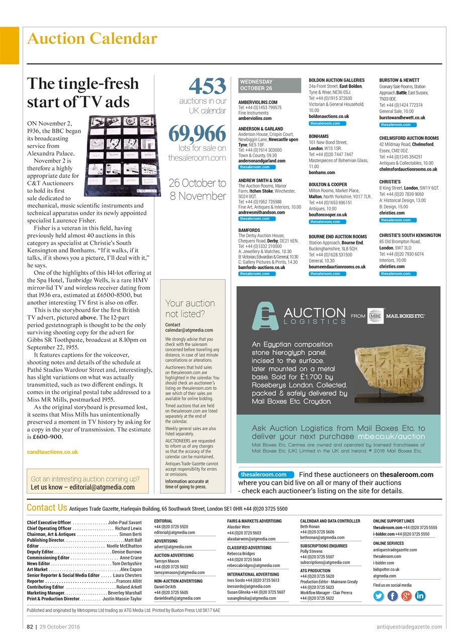 Antiques Trade Gazette Preview Pages