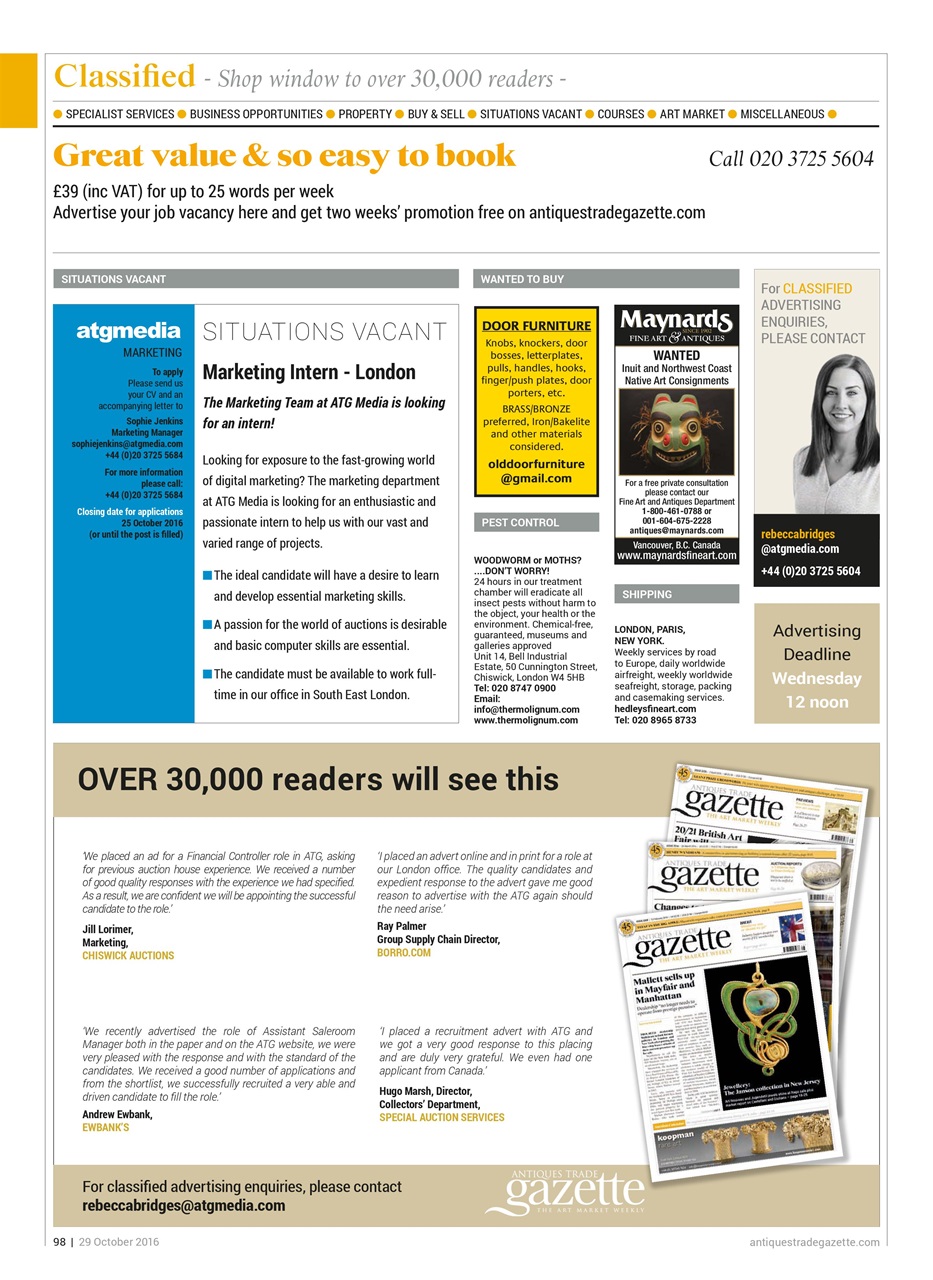 Antiques Trade Gazette Preview Pages