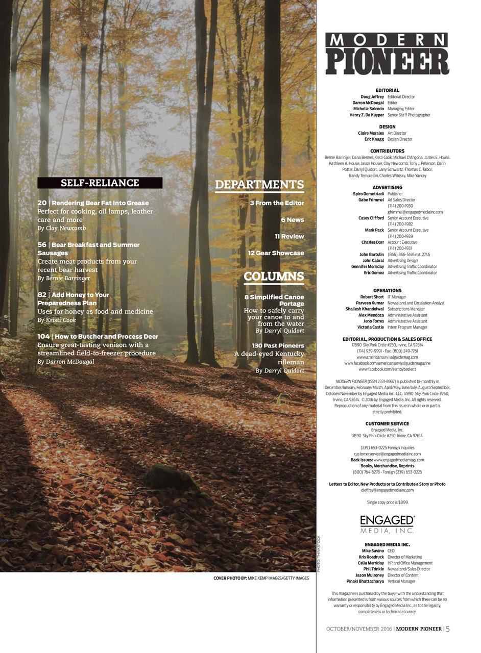 Modern Pioneer Preview Pages