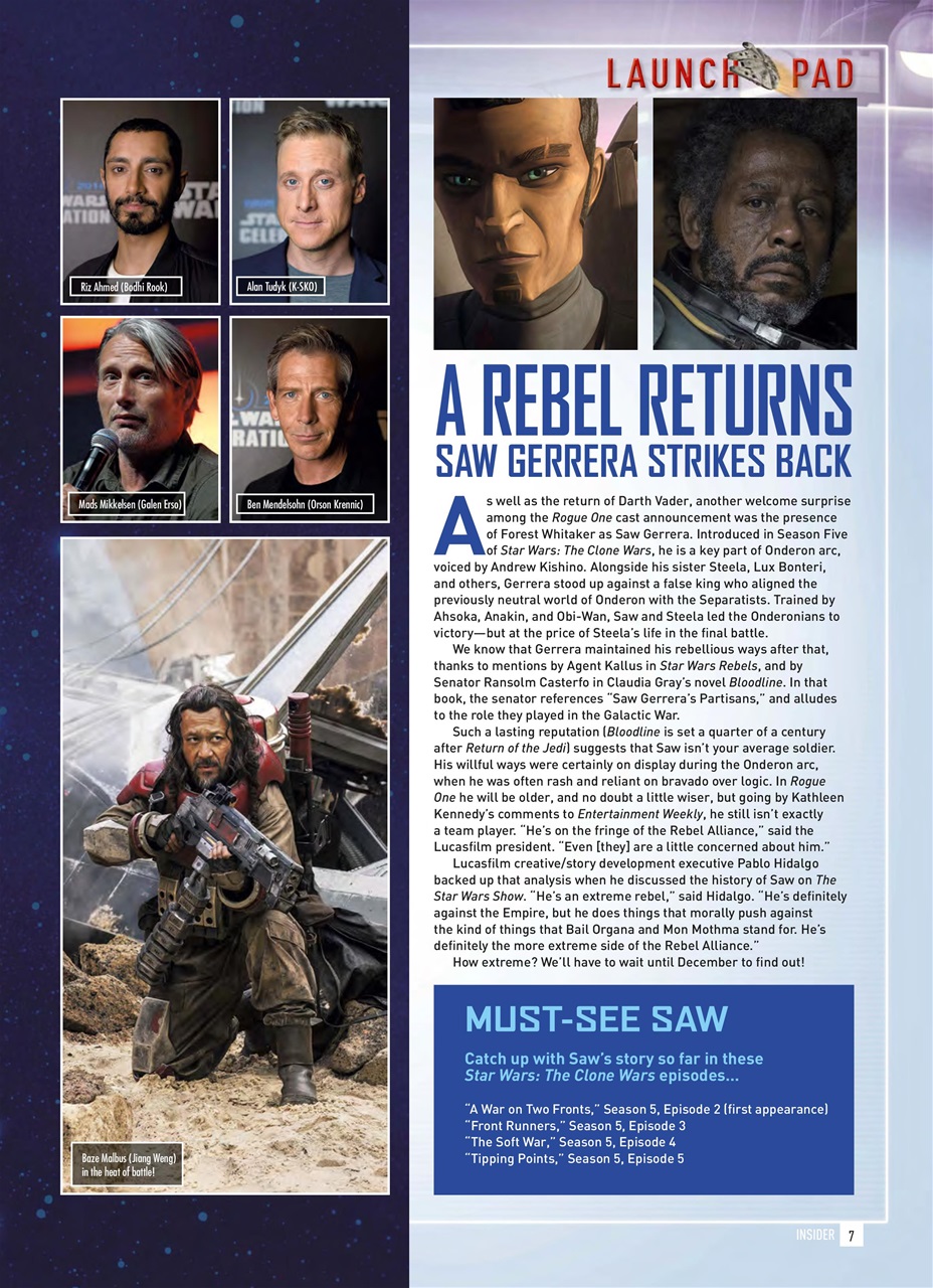 Star Wars Insider Preview Pages