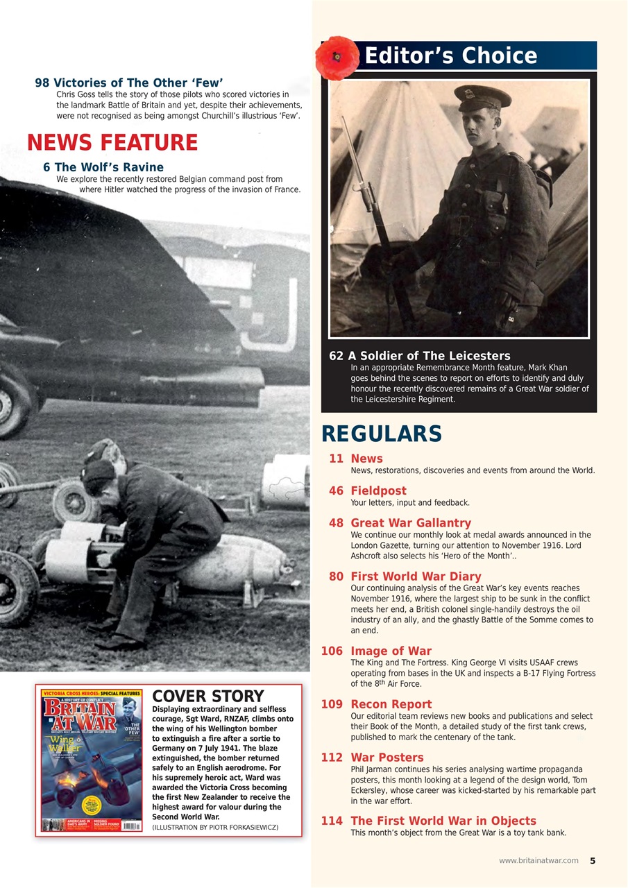 Britain at War Magazine Preview Pages