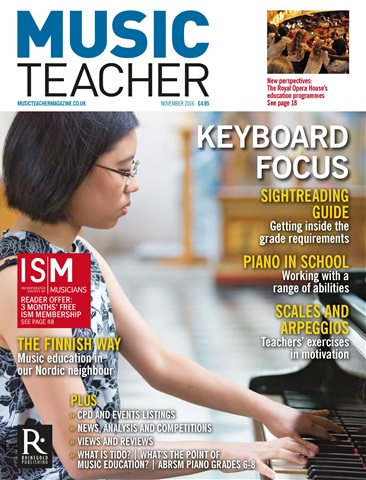 Music Teacher issue November 2016
