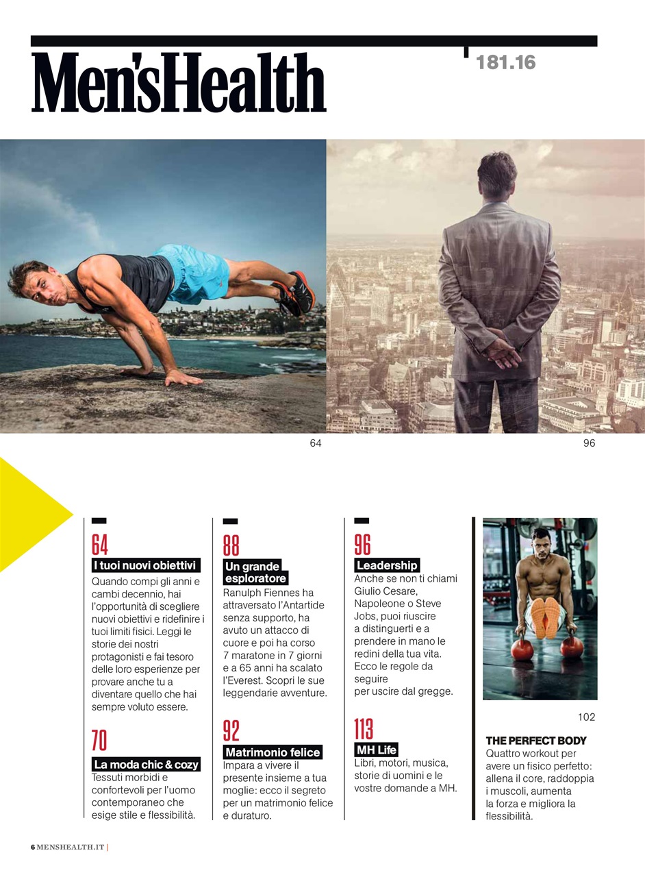 Men's Health Italia Preview Pages