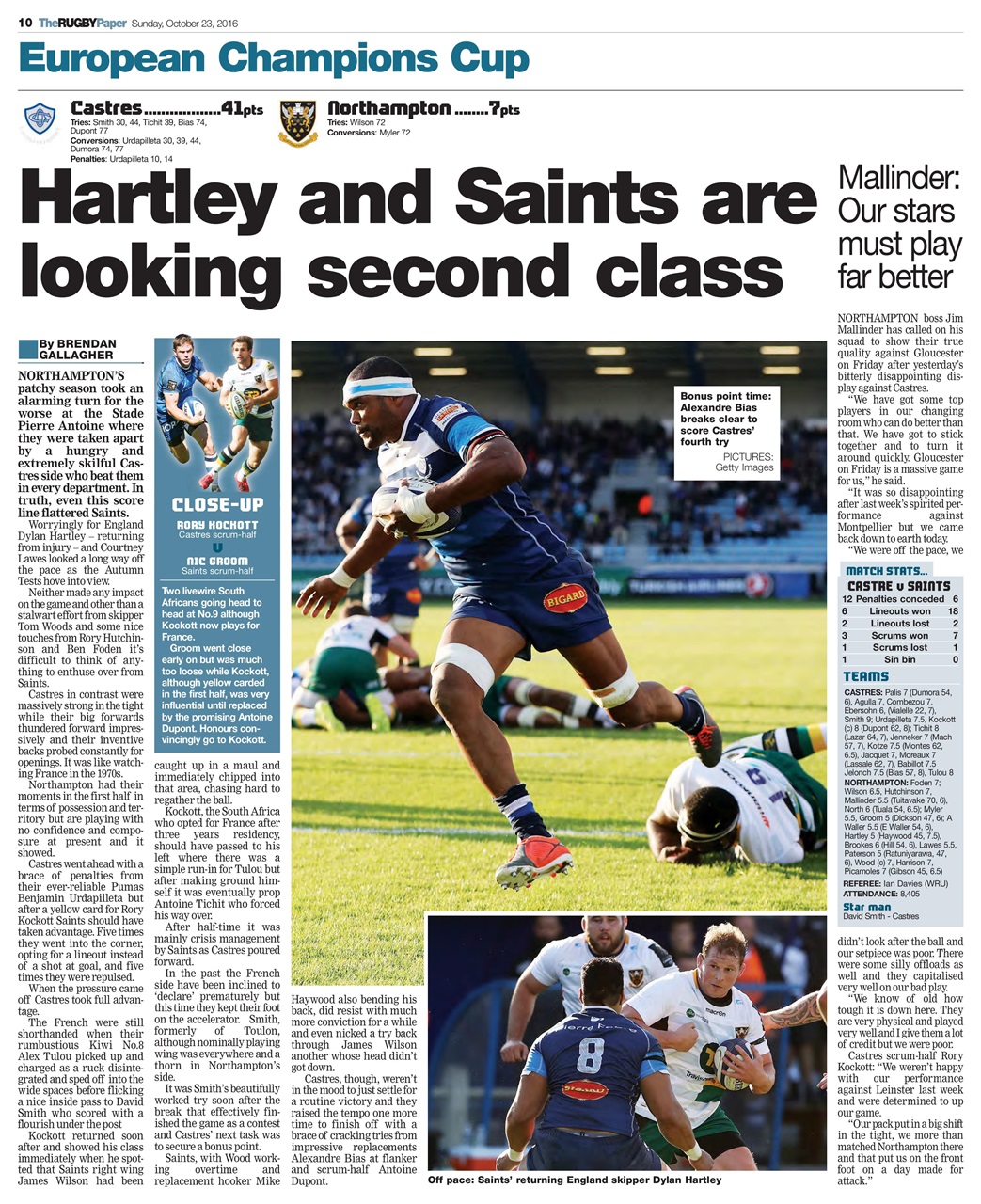 The Rugby Paper Preview Pages