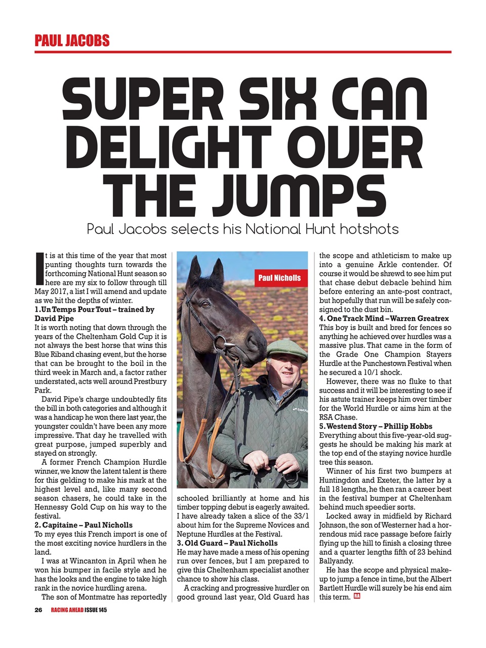 Racing Ahead Preview Pages