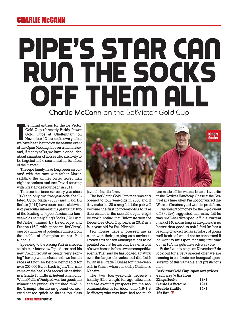 Racing Ahead Preview Pages