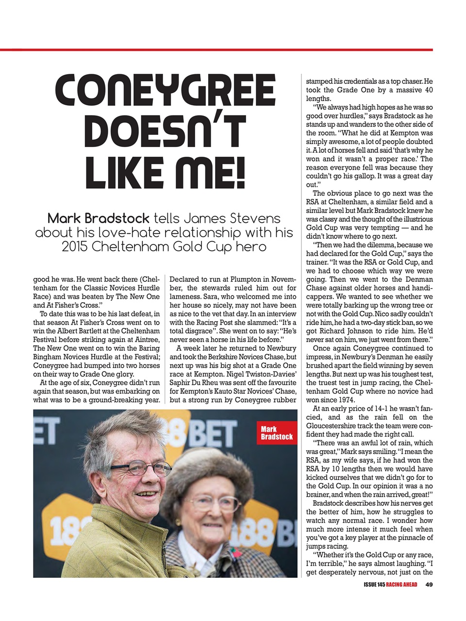 Racing Ahead Preview Pages