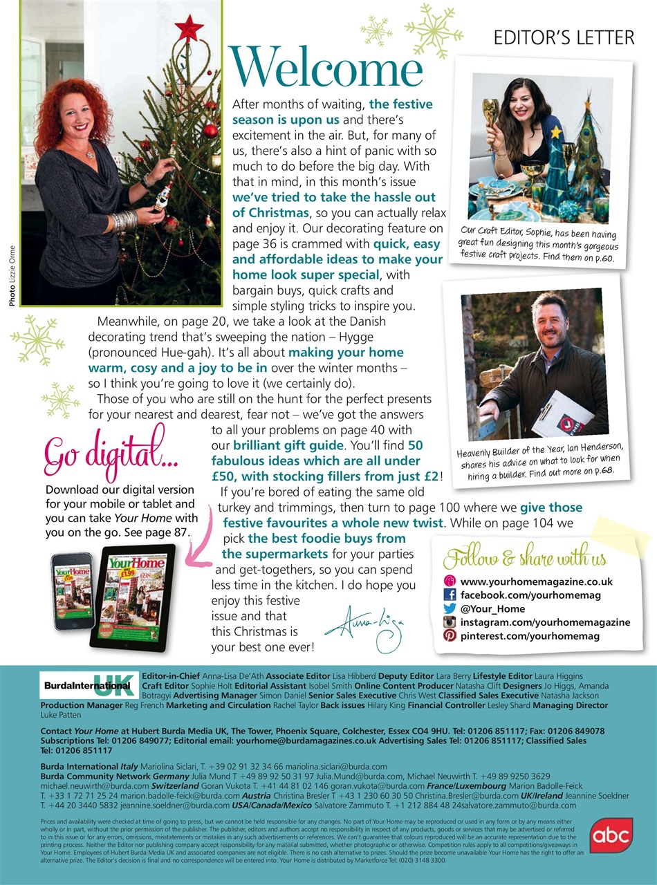 Your Home Magazine Preview Pages