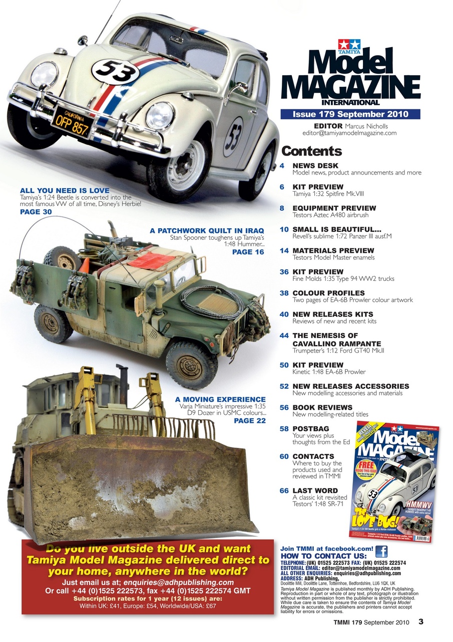 Tamiya Model Magazine Preview Pages