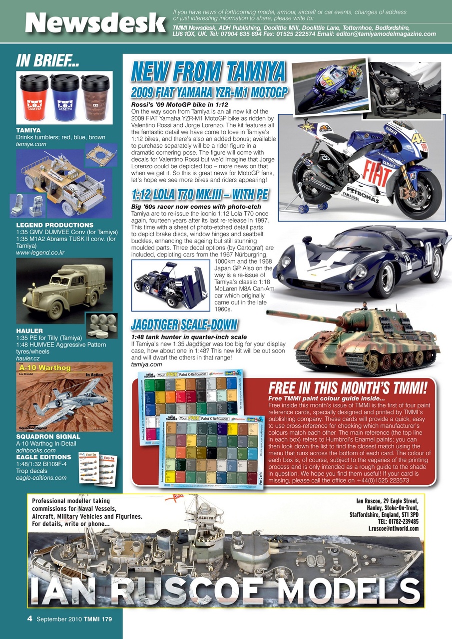 Tamiya Model Magazine Preview Pages