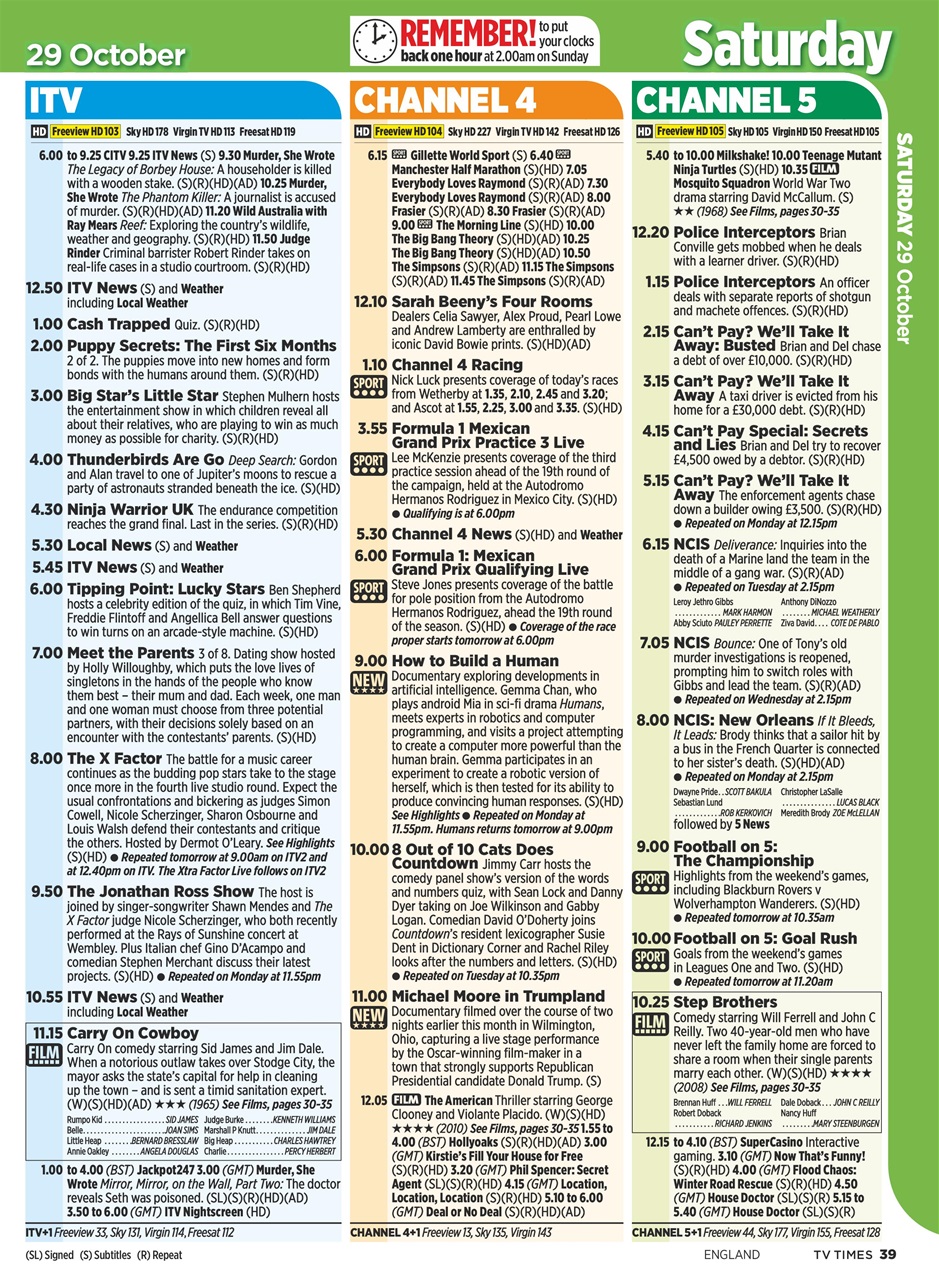 TV Times Preview Pages