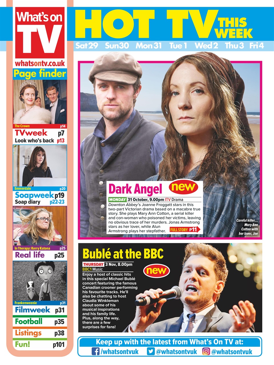 What's on TV Preview Pages